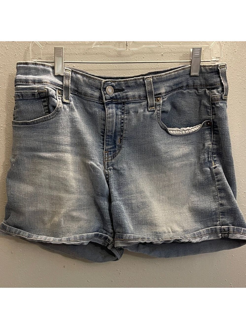 Signature by Levi Strauss Light Blue Jean Shorts